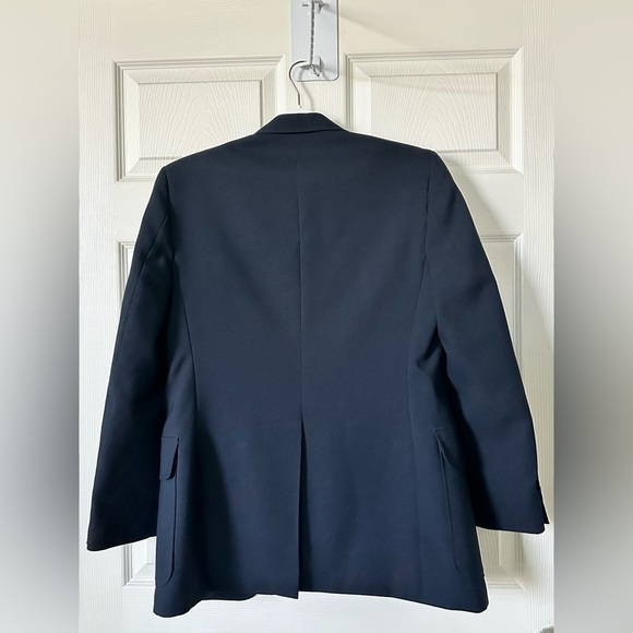 HAGGAR Men’s Navy Blazer Size 38 - Picture 3 of 10